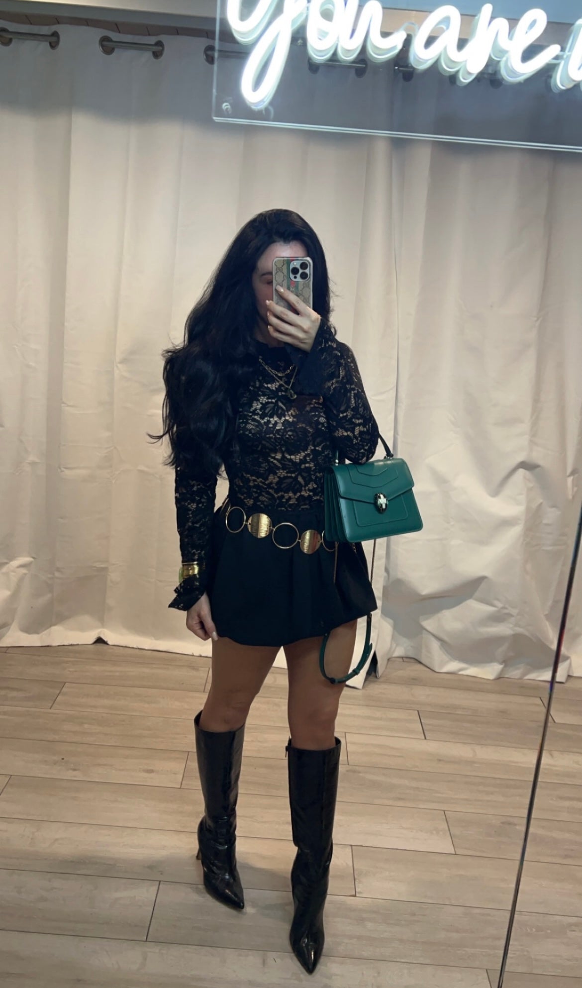Lace Top Dress