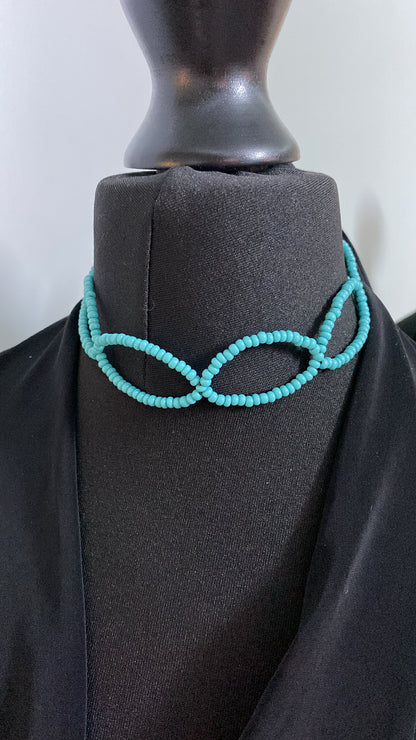 Turquoise Beaded Choker