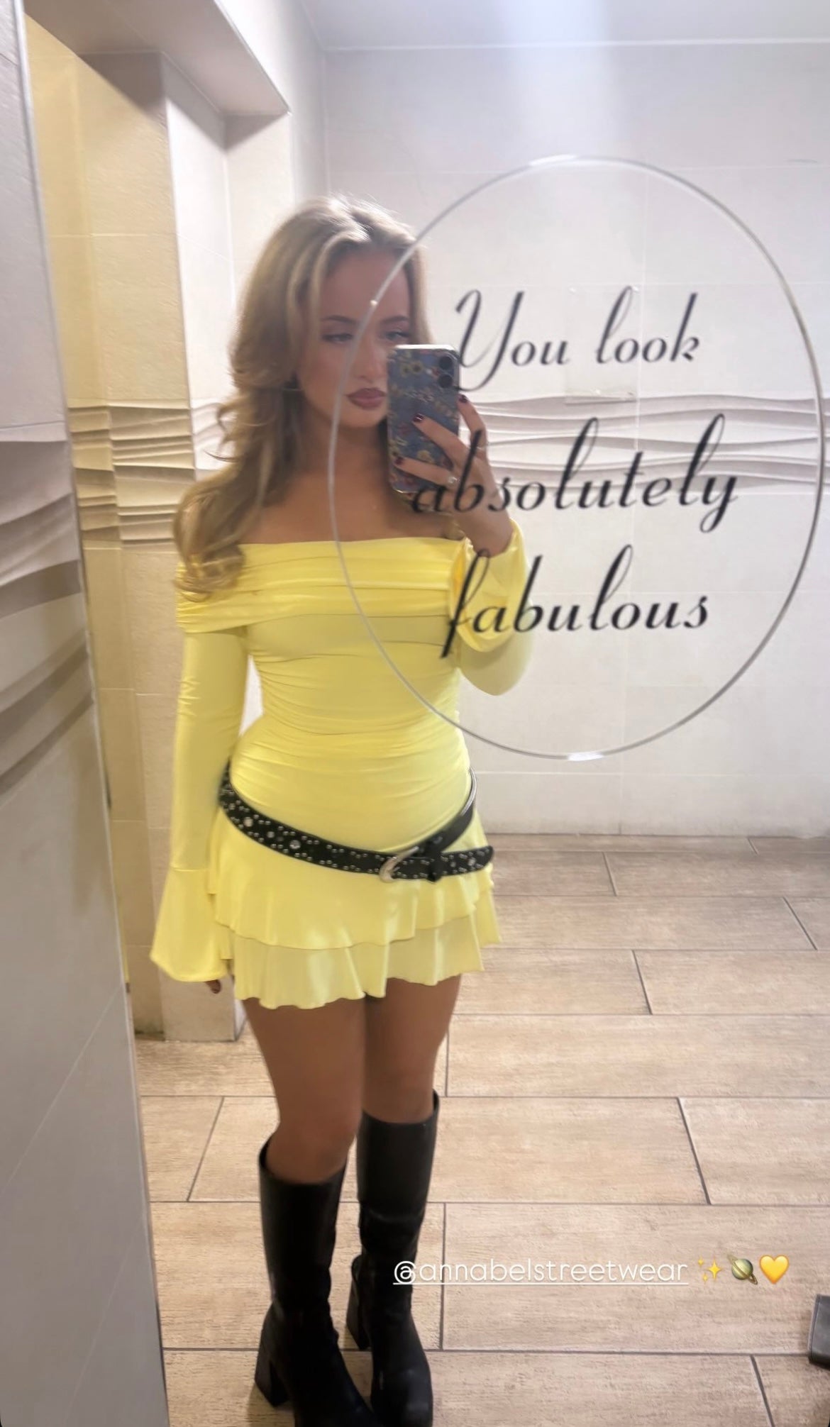 Bardot Frill Dress