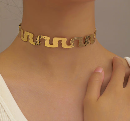 Gold Adjustable Neck Cuff