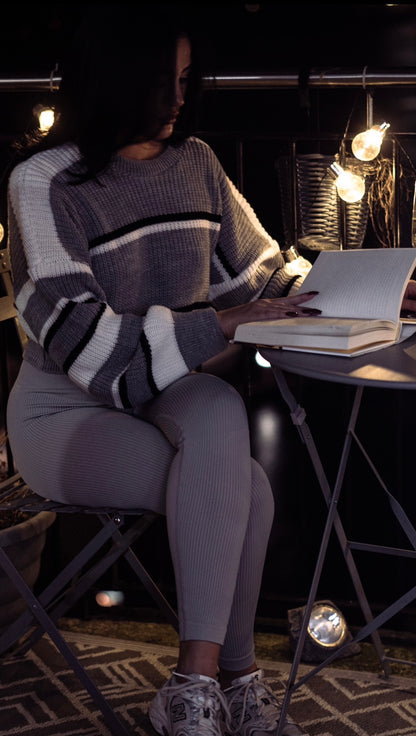 Cropped Knitted Jumper