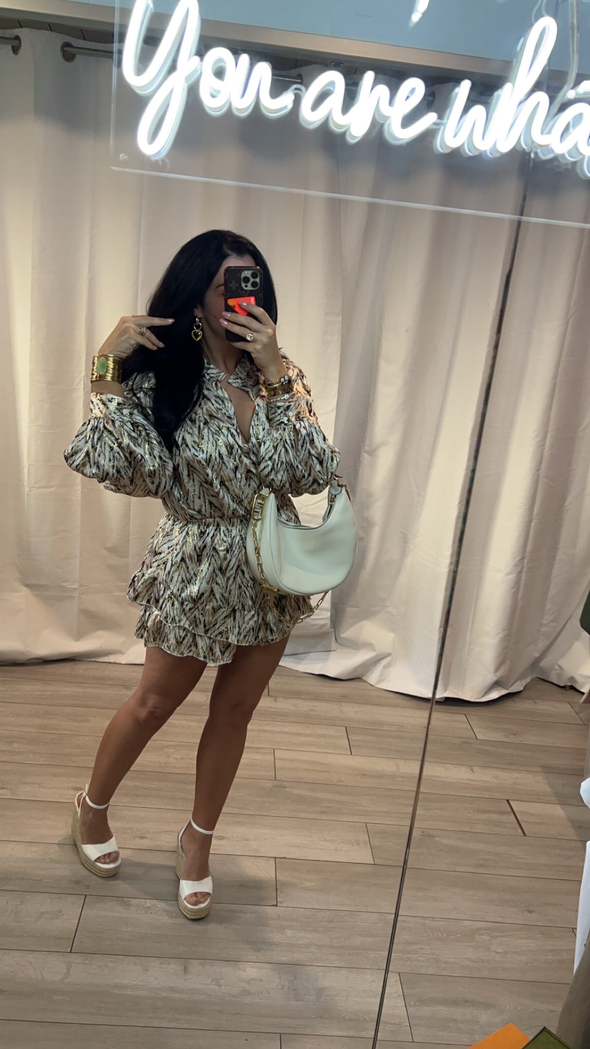 Metallic Print Co Ord