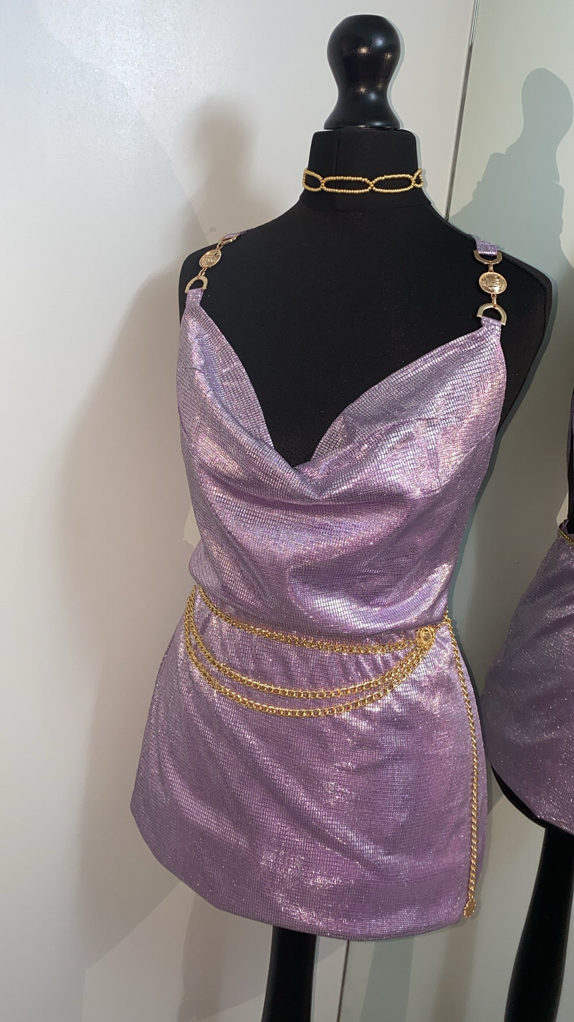 Gold Layered Chain Belt