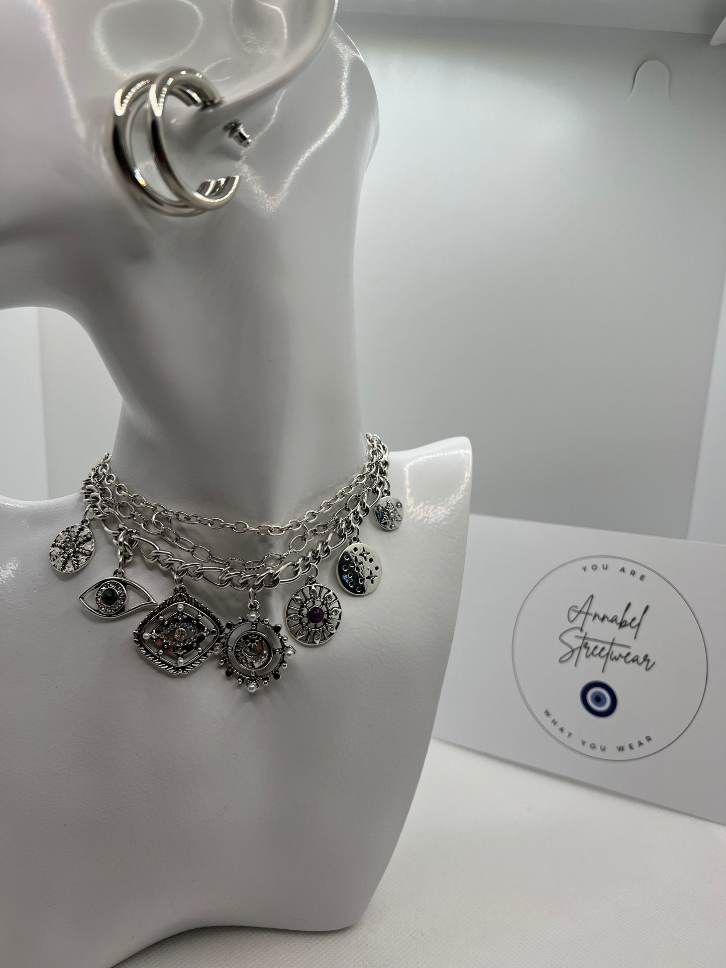 Layered Charm Necklace