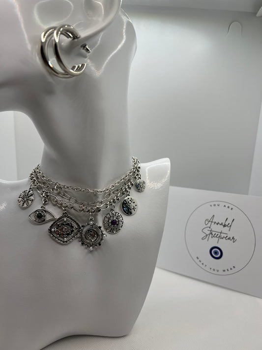 Layered Charm Necklace